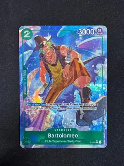 Bartolomeo ALTERNATE ART (P-029) One Piece Card Game English - Image 3