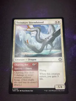 MTG * Twinmaw Stormbrood DragonStorm * 1X * NM - Image 1