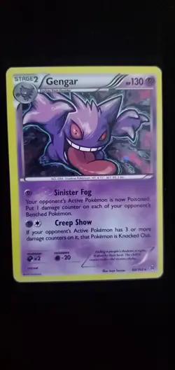 Pokemon TCG Gengar XY BREAKthrough 60/162 Cosmos Holo Rare Card NM 60/162 - Image 5