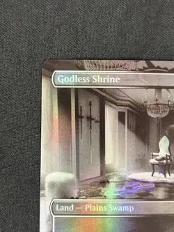Godless Shrine FOIL Borderless Ravnica: Clue Edition Magic The Gathering MTG - Image 2