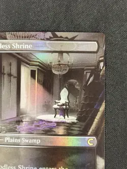 Godless Shrine FOIL Borderless Ravnica: Clue Edition Magic The Gathering MTG - Image 3