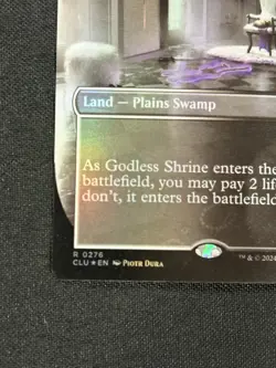 Godless Shrine FOIL Borderless Ravnica: Clue Edition Magic The Gathering MTG - Image 5