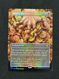 Smothering Tithe Borderless FOIL Double Masters 2022 Magic The Gathering MTG - Image 1