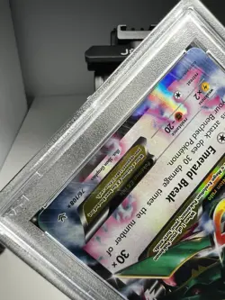 PSA 7 M Rayquaza EX 76/108 English Pokemon XY Roaring Skies 2015 - Image 4