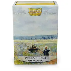 Poppy Field Art Card Sleeves 100 Count Classic Dragon Shield Gaming Protectors - Image 10