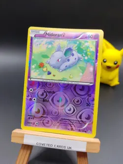 66/160 Nidoran Reverse Holo XY Primal Clash Pokémon TCG Card 2015 - Image 1