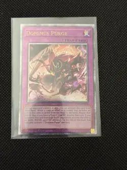 Yugioh! Dominus Purge - INFO-EN078 Quarter Century Secret Rare - 1st Edition NM  - Image 1