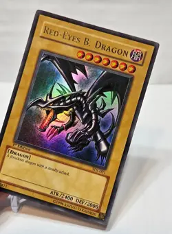 Red-Eyes B. Dragon SDJ-001 Ultra Rare 1st Edition Yugioh 7129 - Image 4