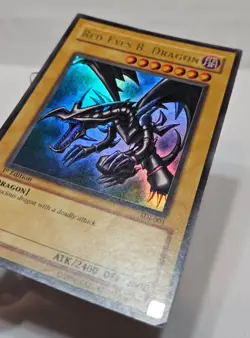 Red-Eyes B. Dragon SDJ-001 Ultra Rare 1st Edition Yugioh 7128 - Image 2