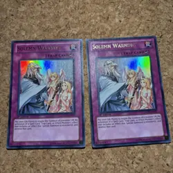 Solemn Warning DREV-EN077 1st Edition LP Yugioh - Image 1