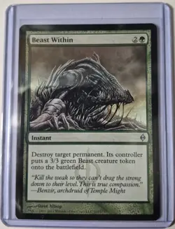 Beast Within New Phyrexia Regular Lightly Played - Image 1