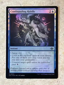 MTG NM  Confounding Riddle Foil [Lost Caverns of Ixalan] - Image 1