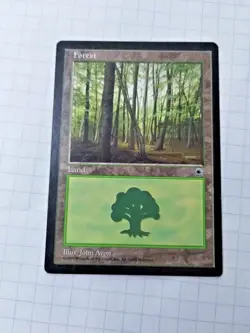 Forest - Portal - Basic Land - 1997  MTG - Some Edge Wear - See Pics - Image 1