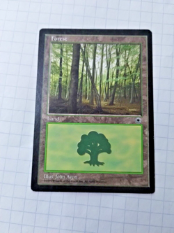 Forest - Portal - Basic Land - 1997  MTG - Some Edge Wear - See Pics - Image 8