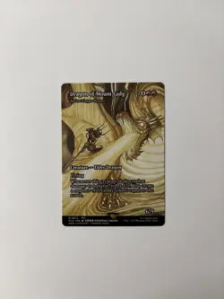 MTG Dragon of Mount Gulg – Ancient Copper Dragon Alt Art Yoshitaka Amano NM - Image 1