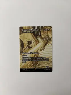 MTG Dragon of Mount Gulg – Ancient Copper Dragon Alt Art Yoshitaka Amano NM - Image 3