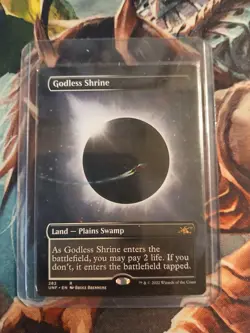 Godless Shrine Unfinity Borderless Near Mint Condition MTG - Image 1