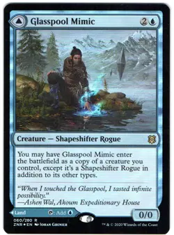 GLASSPOOL MIMIC 060/280 MAGIC: THE GATHERING, ZENDIKAR RISING (ZNR) RARE FOIL - Image 5