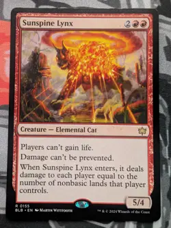 Sunspine Lynx Bloomburrow Regular - NM #155 MTG BLB - Image 1