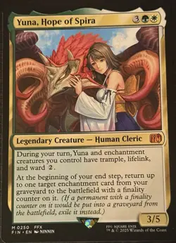 Yuna, Hope of Spira #250 Magic the Gathering Final Fantasy FIN - Image 3