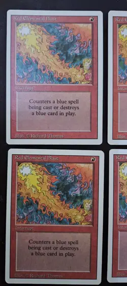 x9 - Red Elemental Blast MTG - x6 Revised Edition, x3 4th Edition - All NM!! - Image 13