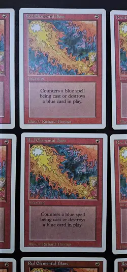 x9 - Red Elemental Blast MTG - x6 Revised Edition, x3 4th Edition - All NM!! - Image 14