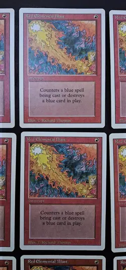 x9 - Red Elemental Blast MTG - x6 Revised Edition, x3 4th Edition - All NM!! - Image 3