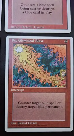 x9 - Red Elemental Blast MTG - x6 Revised Edition, x3 4th Edition - All NM!! - Image 5