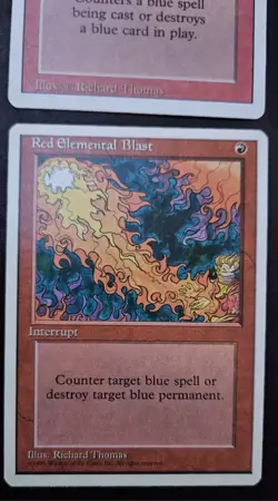 x9 - Red Elemental Blast MTG - x6 Revised Edition, x3 4th Edition - All NM!! - Image 6