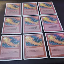 x9 - Red Elemental Blast MTG - x6 Revised Edition, x3 4th Edition - All NM!! - Image 8
