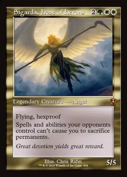 Near Mint x 1 Sigarda, Host of Herons - Foil - Retro Frame Innistrad Remastered - Image 2