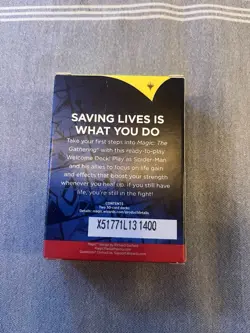 Magic: The Gathering Marvel's Spiderman  Welcome Deck, IN HAND. WHITE DECK - Image 6