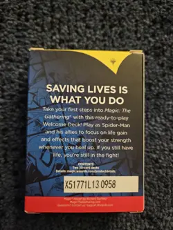 Magic The Gathering Spider-Man Welcome Deck SDCC 2025 Hasbro - WHITE DECK - Image 5