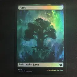 Magic the Gathering Theros Beyond Death - Full Art Foil Basic Lands - 5 Card Set - Image 11