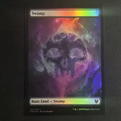 Magic the Gathering Theros Beyond Death - Full Art Foil Basic Lands - 5 Card Set - Image 17