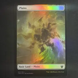 Magic the Gathering Theros Beyond Death - Full Art Foil Basic Lands - 5 Card Set - Image 3