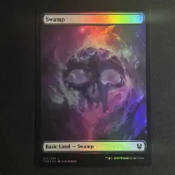 Magic the Gathering Theros Beyond Death - Full Art Foil Basic Lands - 5 Card Set - Image 5