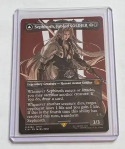Sephiroth, Fabled SOLDIER/Sephiroth, One-Winged Angel Final Fantasy Borderless - Image 4