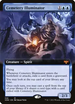 MTG Cemetery Illuminator Extended Art ** Innistrad: Crimson Vow ** English (NM) - Image 1