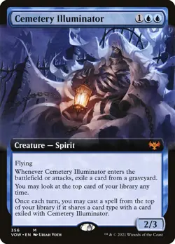 MTG Cemetery Illuminator Extended Art ** Innistrad: Crimson Vow ** English (NM) - Image 3