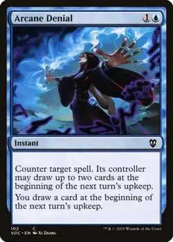 MTG Arcane Denial ** Crimson Vow Commander ** English (NM) - Image 3