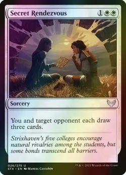 MTG Secret Rendezvous Foil ** Strixhaven: School of Mages ** English (NM) - Image 1