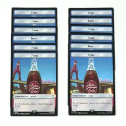 X12 Food (0013) // Squirrel Double-Sided Token Nuka Cola Token Fallout Commander - Image 2