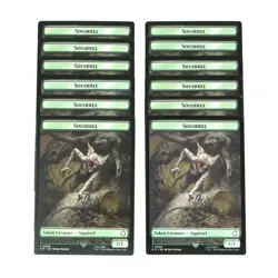 X12 Food (0013) // Squirrel Double-Sided Token Nuka Cola Token Fallout Commander - Image 3
