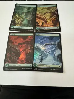 FOIL Forest  Full Art Four Season - Bloomburrow (4 Card Land Set) -  MTG Magic - Image 2
