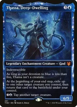 Thassa, Deep-Dwelling *SHOWCASE* - Theros - NM - Magic The Gathering - MTG - Image 2