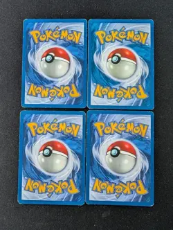 Pokemon Base Set 4th Print 1999-2000 UK lot 35 cards Commons, Uncommons, Energy - Image 11
