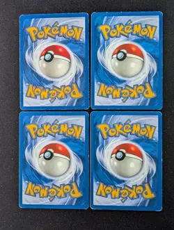 Pokemon Base Set 4th Print 1999-2000 UK lot 35 cards Commons, Uncommons, Energy - Image 3