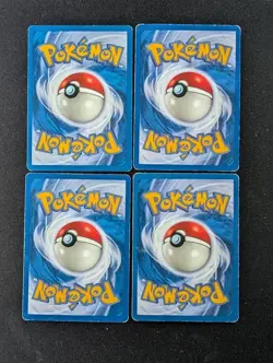 Pokemon Base Set 4th Print 1999-2000 UK lot 35 cards Commons, Uncommons, Energy - Image 5