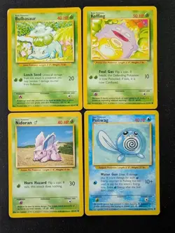 Pokemon Base Set 4th Print 1999-2000 UK lot 35 cards Commons, Uncommons, Energy - Image 6